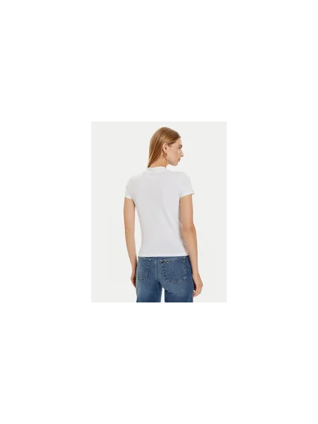 Guess Póló Slim Fit fehér