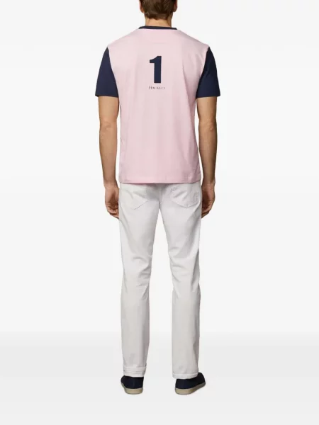 Tricou Hackett London cu imagine verde