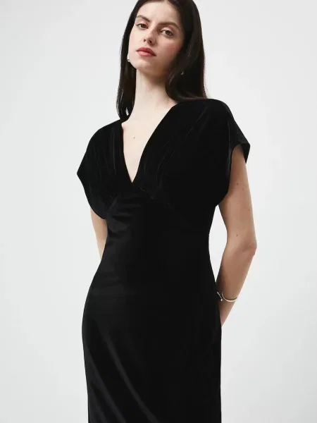 Haljina Medicine midi uski kroj crna