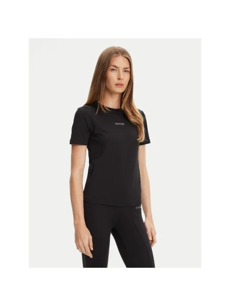 Guess Póló Regular Fit fekete