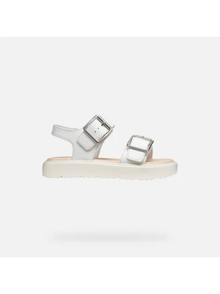 Sandały GEOX J SANDAL KODETTE H biały
