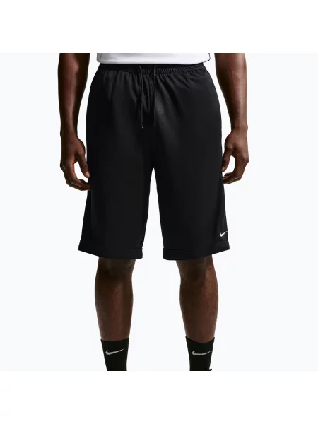 Pantaloni scurți de baschet pentru bărbați Nike DNA Academy Dri-FIT black/black/white alb