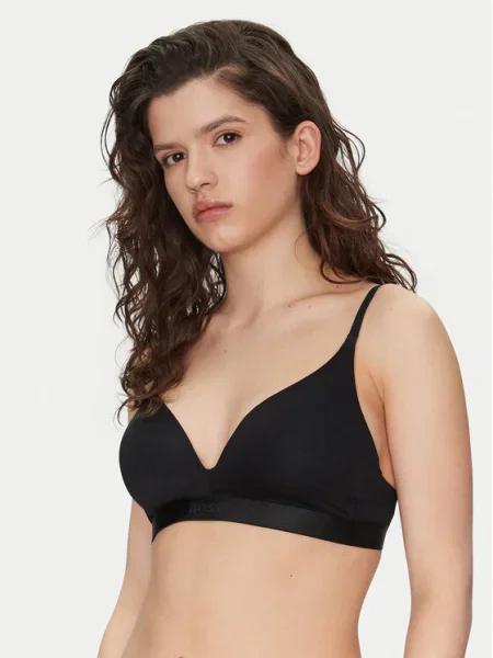 BOSS Bralette melltartó fekete
