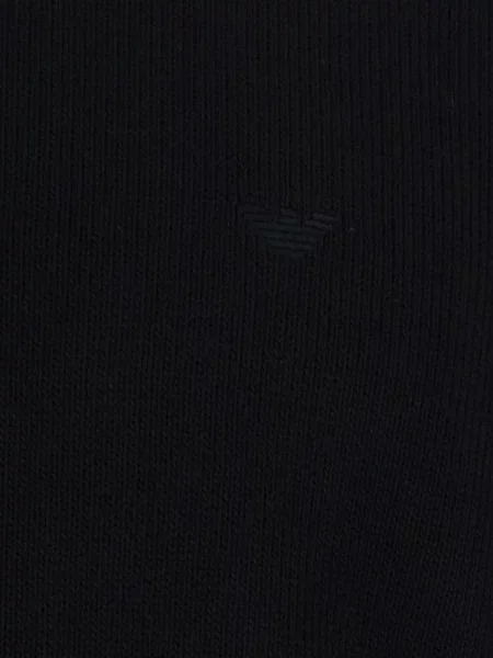 Пуловер Emporio Armani бродиран черно