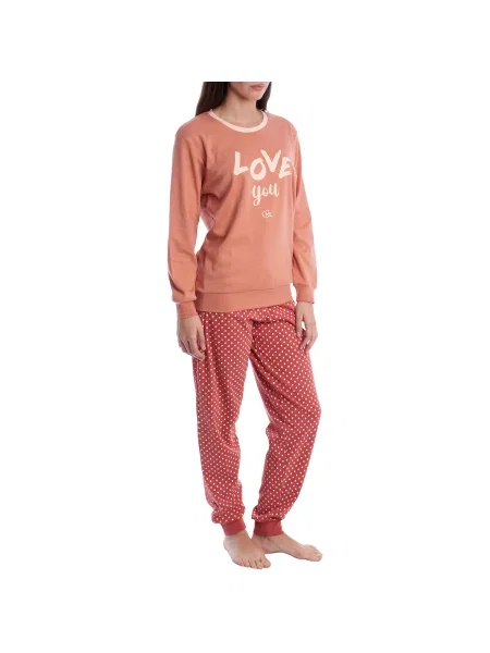 Pyžamo Kisses&love červené
