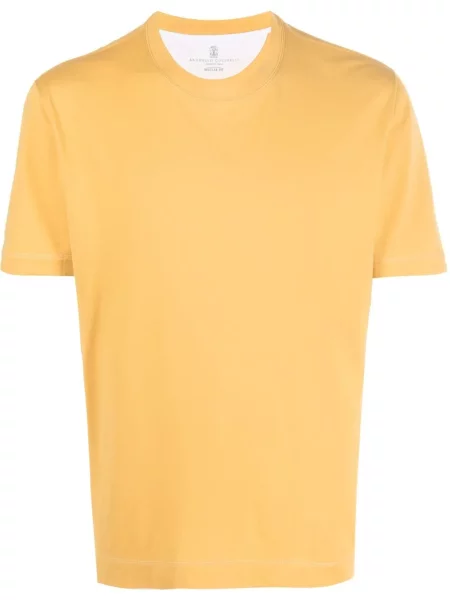 Scurt tricou Brunello Cucinelli portocaliu