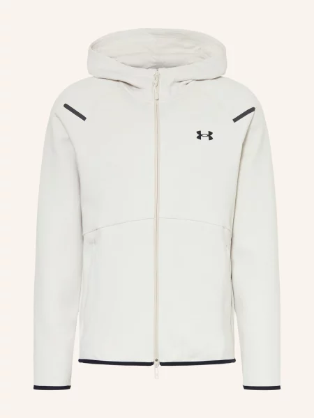 Mikina Under Armour Unstoppable Fleece Full HD summit white/black bílá