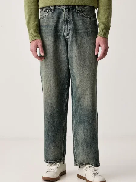 Rag & bone jeansy niebieskie