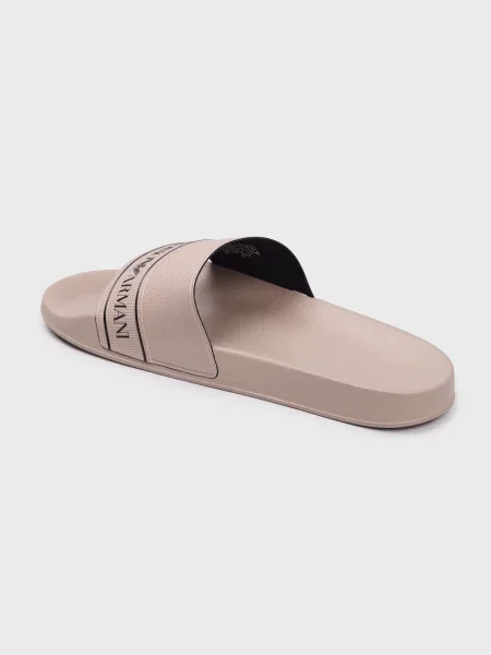 Шлепанцы Ea7 Emporio Armani бежевые