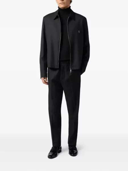 Pantaloni Philipp Plein cu cordon negru