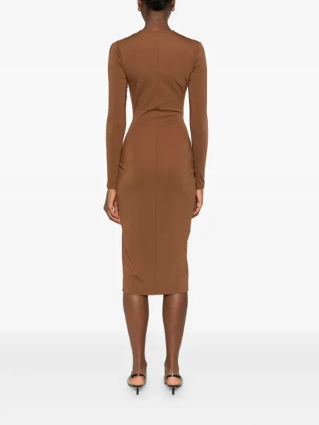 Rochie midi Roserry până la genunchi de costum roz