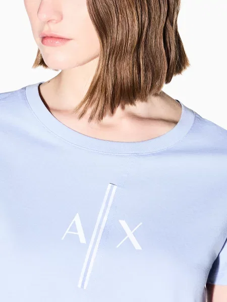Футболка Armani Exchange голубая