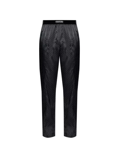 Puntíkaté pyžamo Tom Ford černé