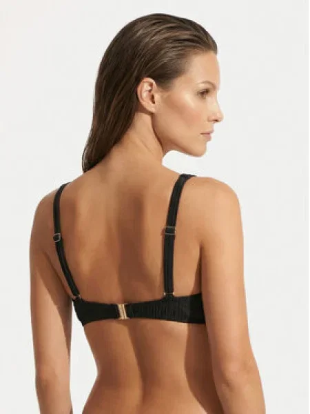 BOSS Bikini felső fekete