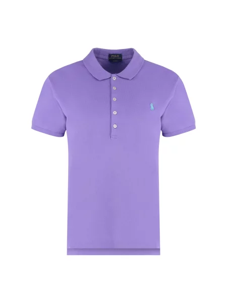 Koszulka polo Polo Ralph Lauren fioletowa