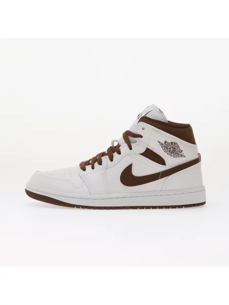 Sneakers Air Jordan 1 Mid White/ Cacao Wow-Cacao Wow EUR alb