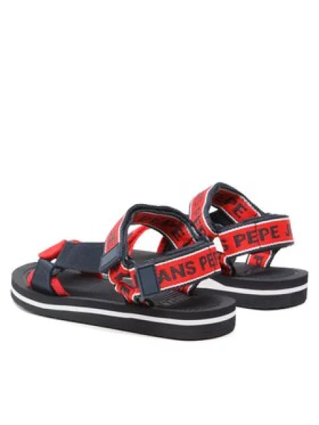 Sandali Pepe Jeans Pool Tape B rdeča