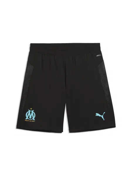 PUMA szorty treningowe Olympique Marsylia Akcesoria S czarny