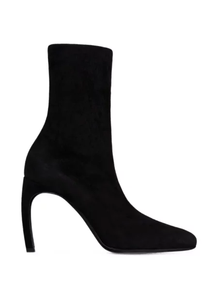 Botine Victoria Beckham din piele de căprioară negru