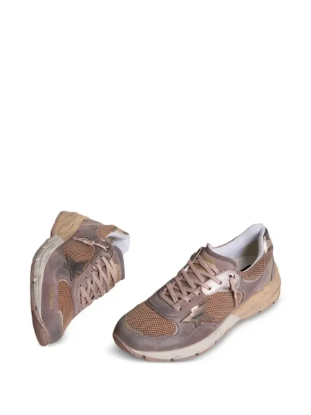 Sneakerși Golden Goose din piele de căprioară violet