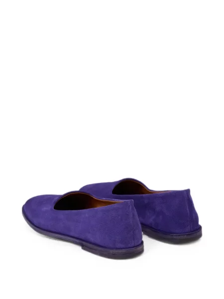 Велурени slip-on лоуфъри Marsell виолетово