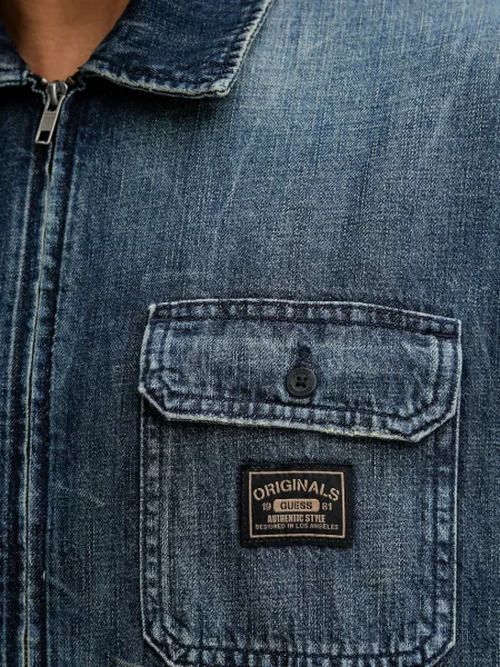 Классическая ошейниковый рубашка Guess Originals