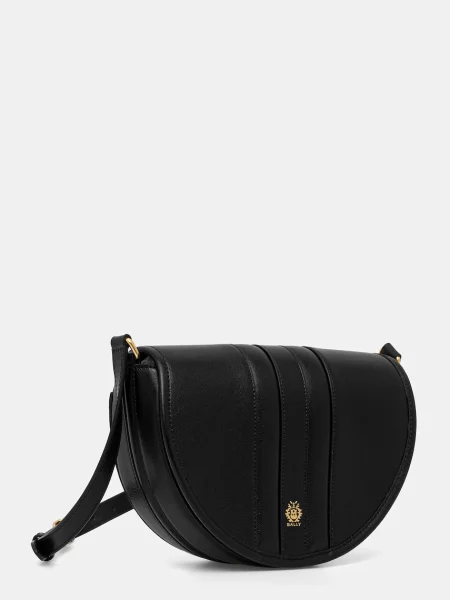 Шкіряна сумочка Bally чорний