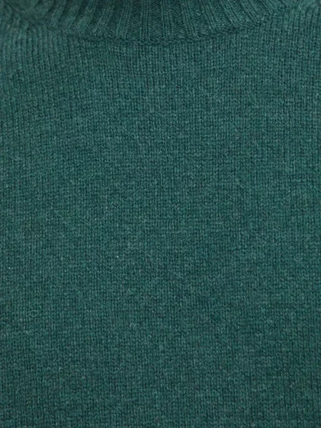 Pulover Samsøe Samsøe cu decolteu rotund verde