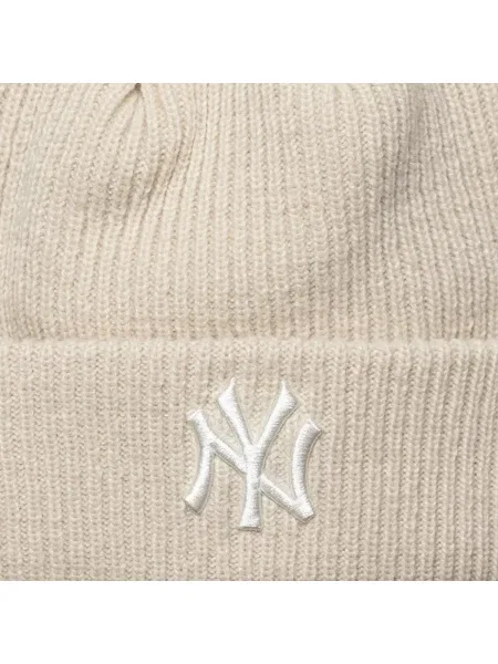 Női téli sapka New Era Double Pom Beanie New York Yankees stone. Méret: OS bézs