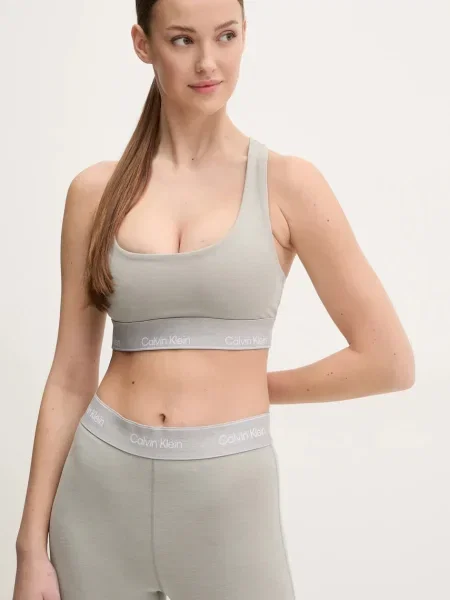 Calvin Klein Performance Sportovní podprsenka šedá
