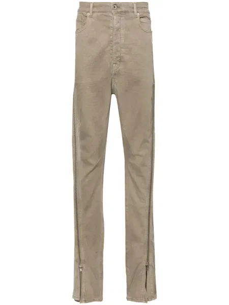 Blugi evazați Rick Owens Drkshdw cu talie înaltă gri