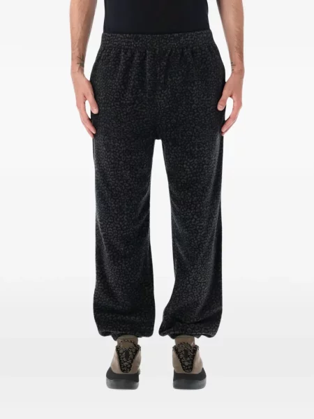 Pantaloni Roa cu imagine cu model leopard alergare negru