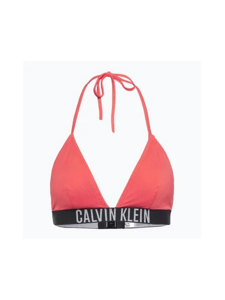 Верх купальника Calvin Klein Intense Power Rib Triangle-RP сліпучий кораловий