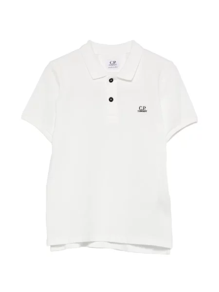 Koszulka polo dziecięca C.p. Company biała