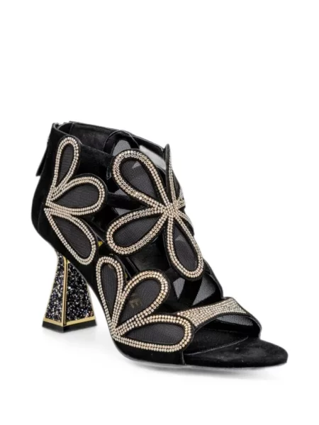 Sandale Kat Maconie cu model floral negru