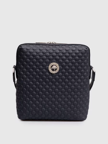 Кожаная сумка Stefano Ricci синяя