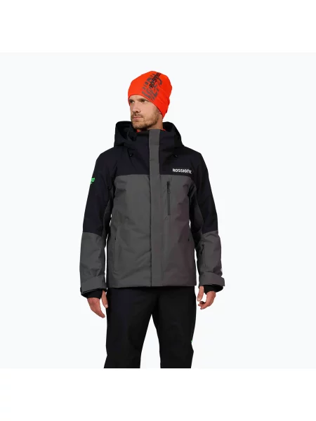 Geacă de schi pentru bărbați Rossignol Hero Velika Insulated onyx grey gri