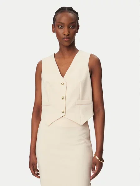 Rinascimento Vestă de costum bej