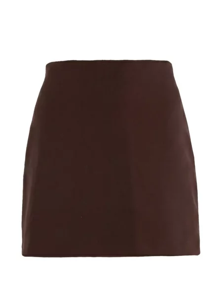 Fusta mini Wolford în linie A maro