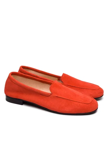 Замшеві Лофери Pellagio червоний