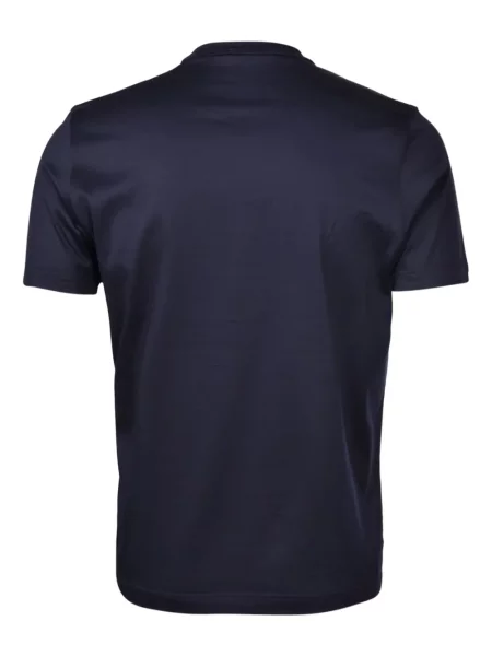Tricou Gran Sasso cu decolteu rotund albastru