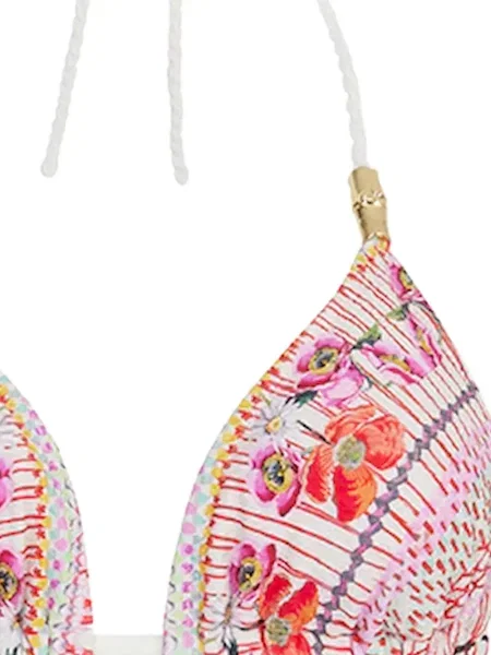 Bikini Temperley London cu model floral roz