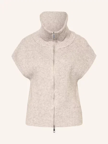 Co'couture Pletená Vesta Rowcc šedá