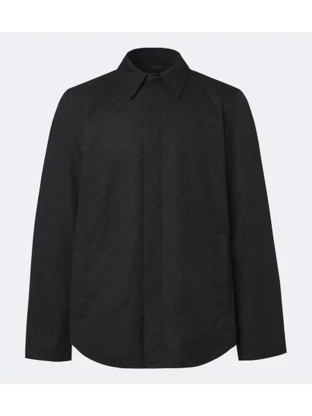 Cămașă Gucci din canvas negru