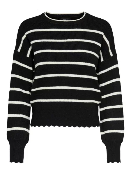 ONLY Pulover ONLibi negru alb