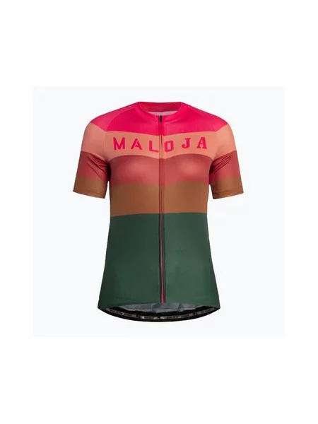 Велофутболка Maloja MadrisaM зелено-кольорова