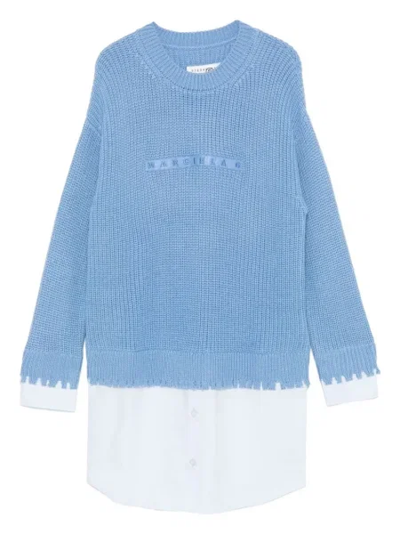 Sweter dziecięcy Mm6 Maison Margiela niebieski