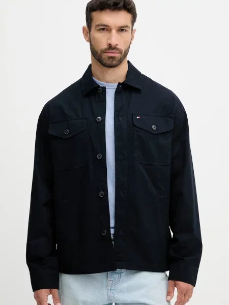 Яке тип риза от Tommy Hilfiger преходен модел тъмносиньо