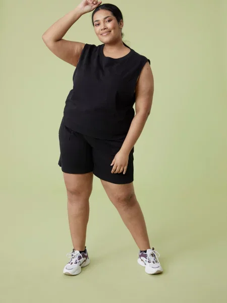 Active People księżycowa luźna kamizelka Black