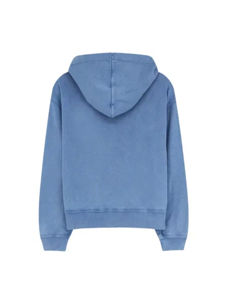 Bluza z kapturem Marant Etoile z kapturem niebieska